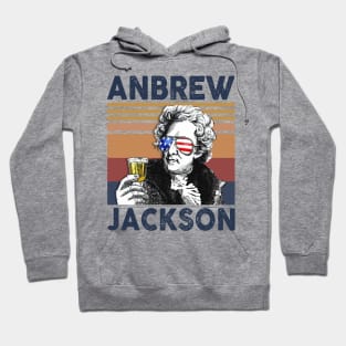 Andrew Jackson US Drinking 4th Of July Vintage Shirt Independence Day American T-Shirt Hoodie